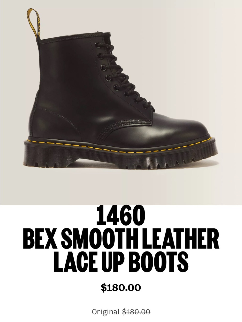 Dr. Martens Bex Smooth Leather Boots
